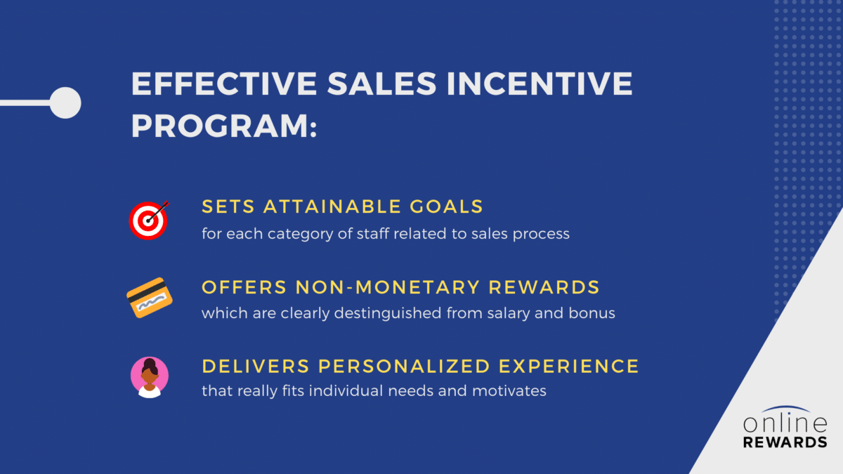 Features Of An Effective Sales Incentive Program
