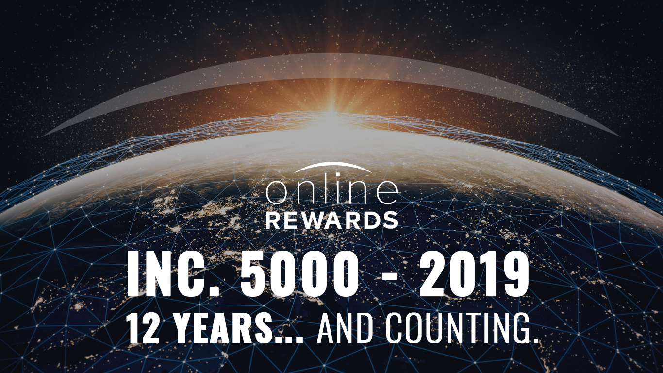 Online Rewards Makes the Inc. 5000 – 2019