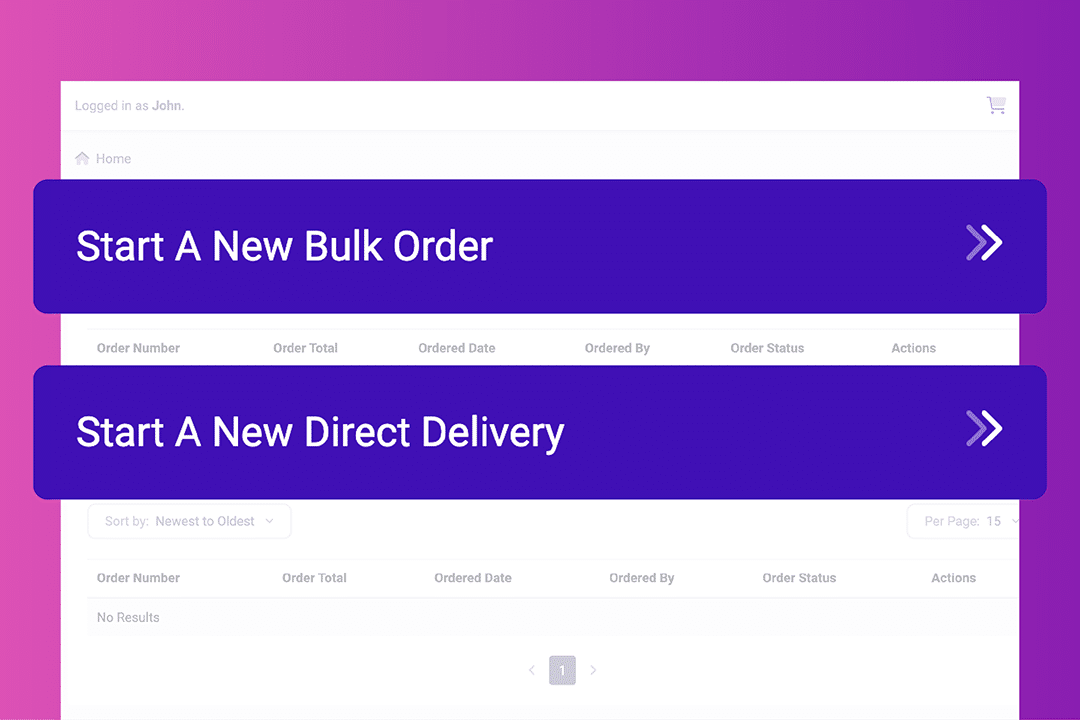 Bulk Order & Direct Delivery Options